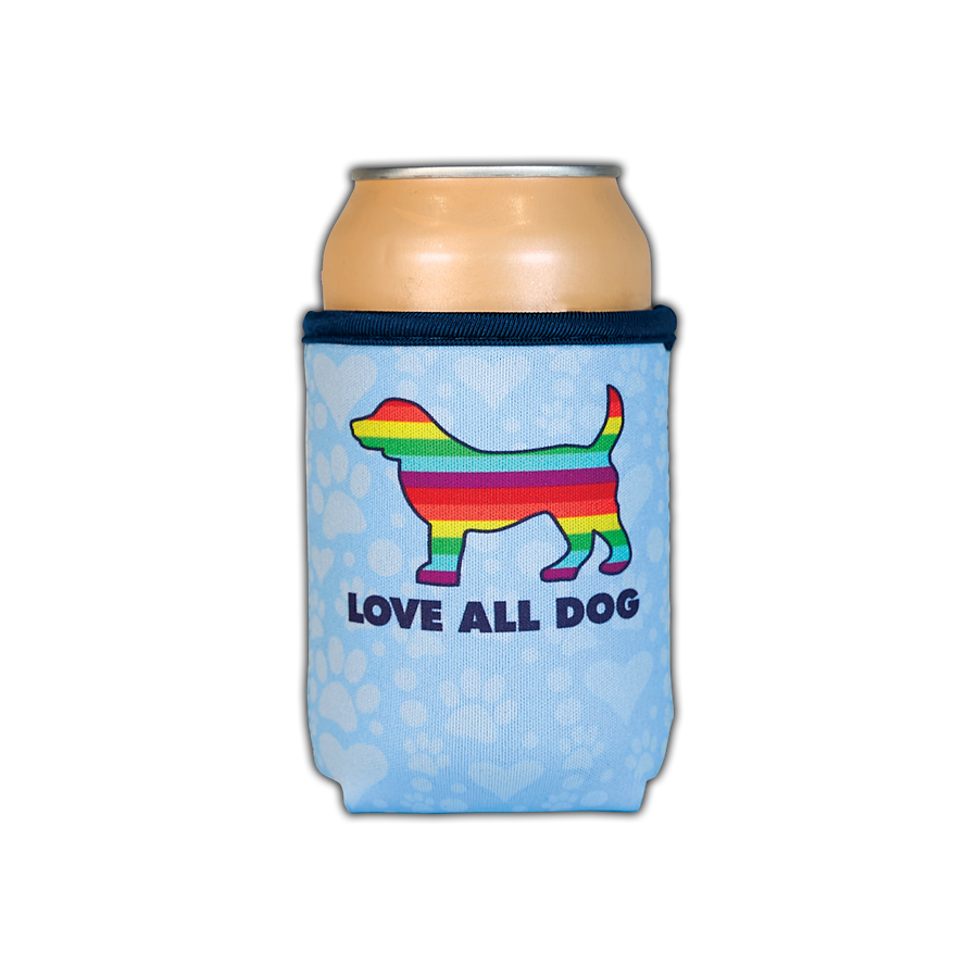 CLOSEOUT PRICE - Small Drinkware Holder - Love All Dog