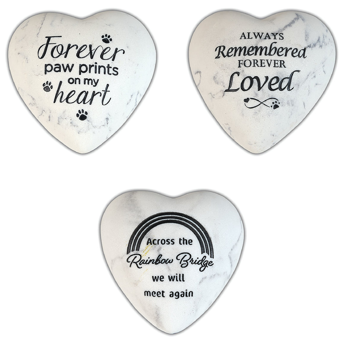 Memorial Heart Stones