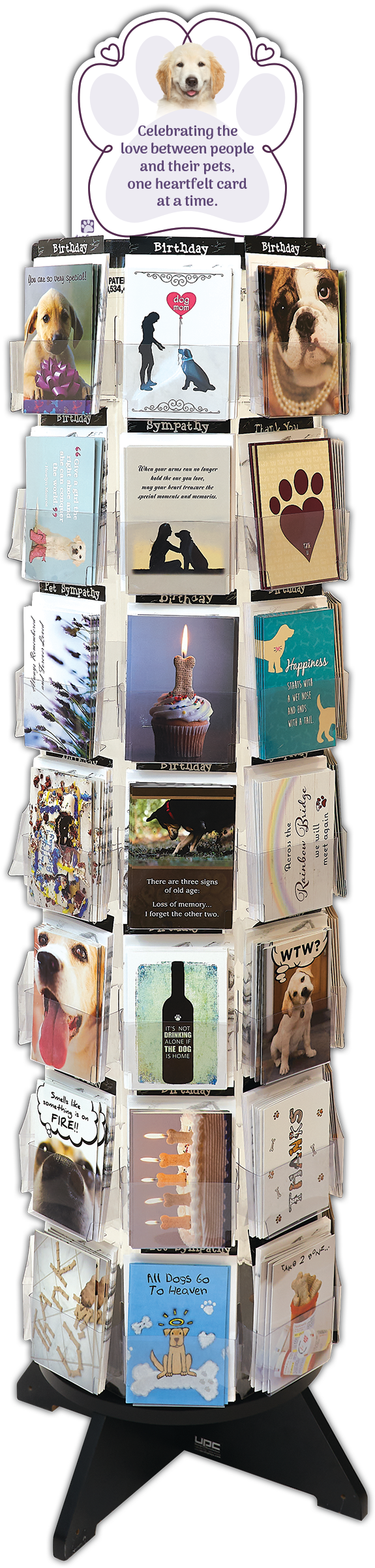 56 Card Floor Spinner Assortment w/ Floor Display!