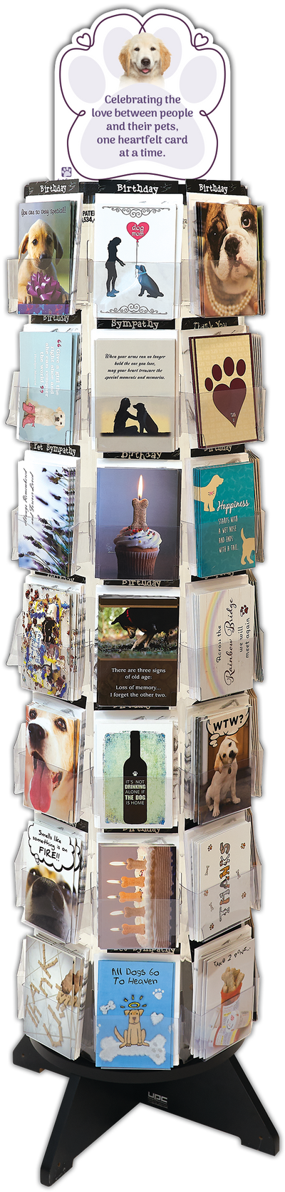 56 Card Floor Spinner Assortment w/ Floor Display!