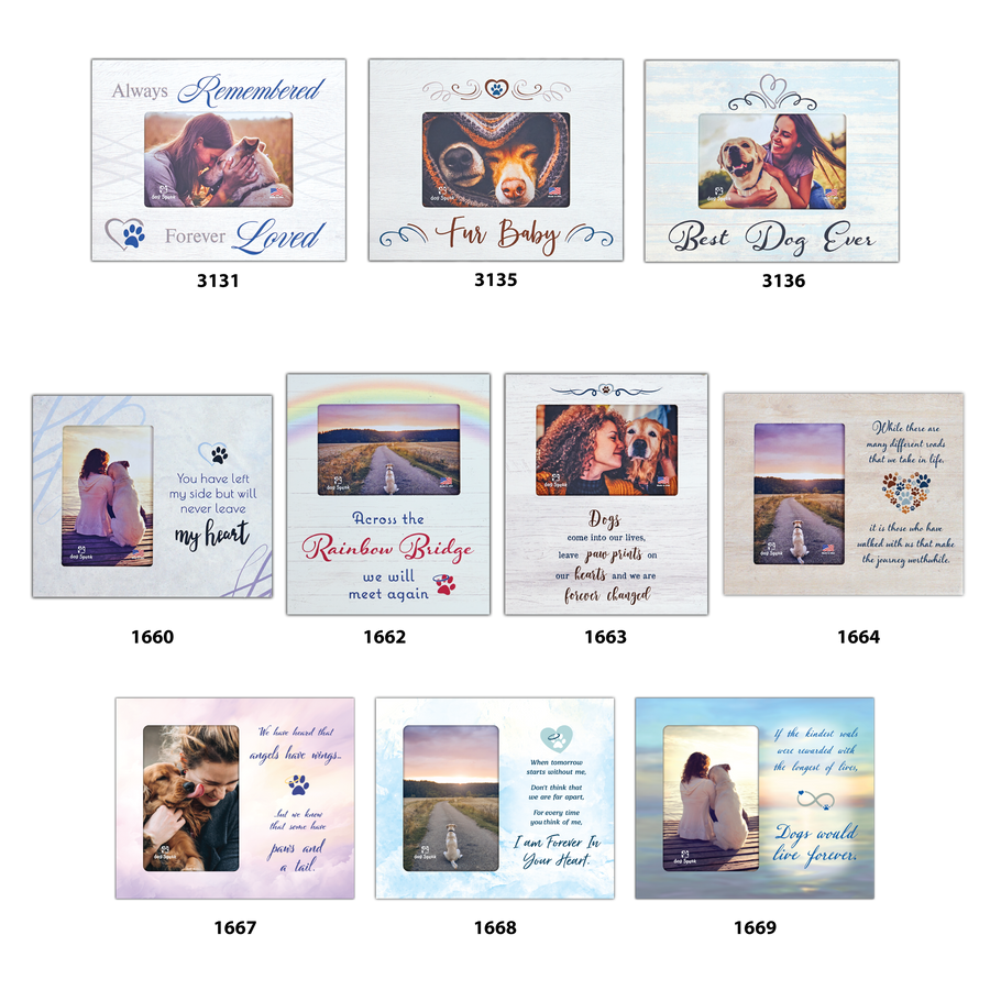 Wood Frame Assortment - Includes 2 each of 10 available designs.