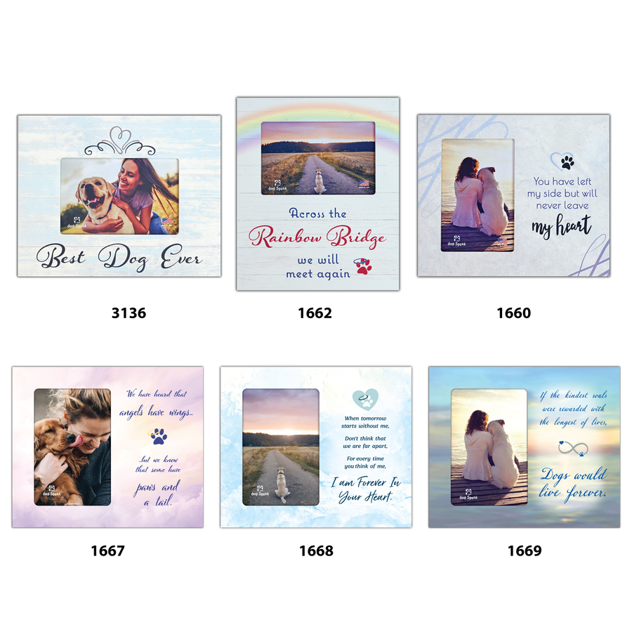 Wood Frame Assortment - Includes 2 each of 4 available designs.