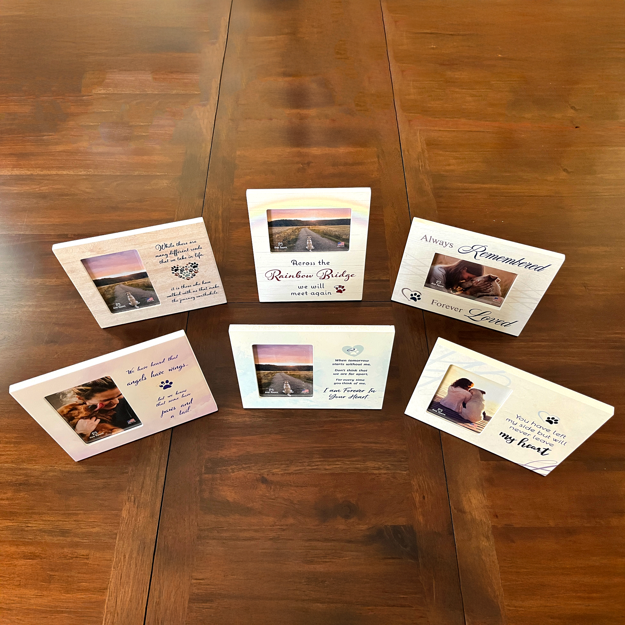 Wood Frame Assortment - Includes 2 each of 4 available designs.