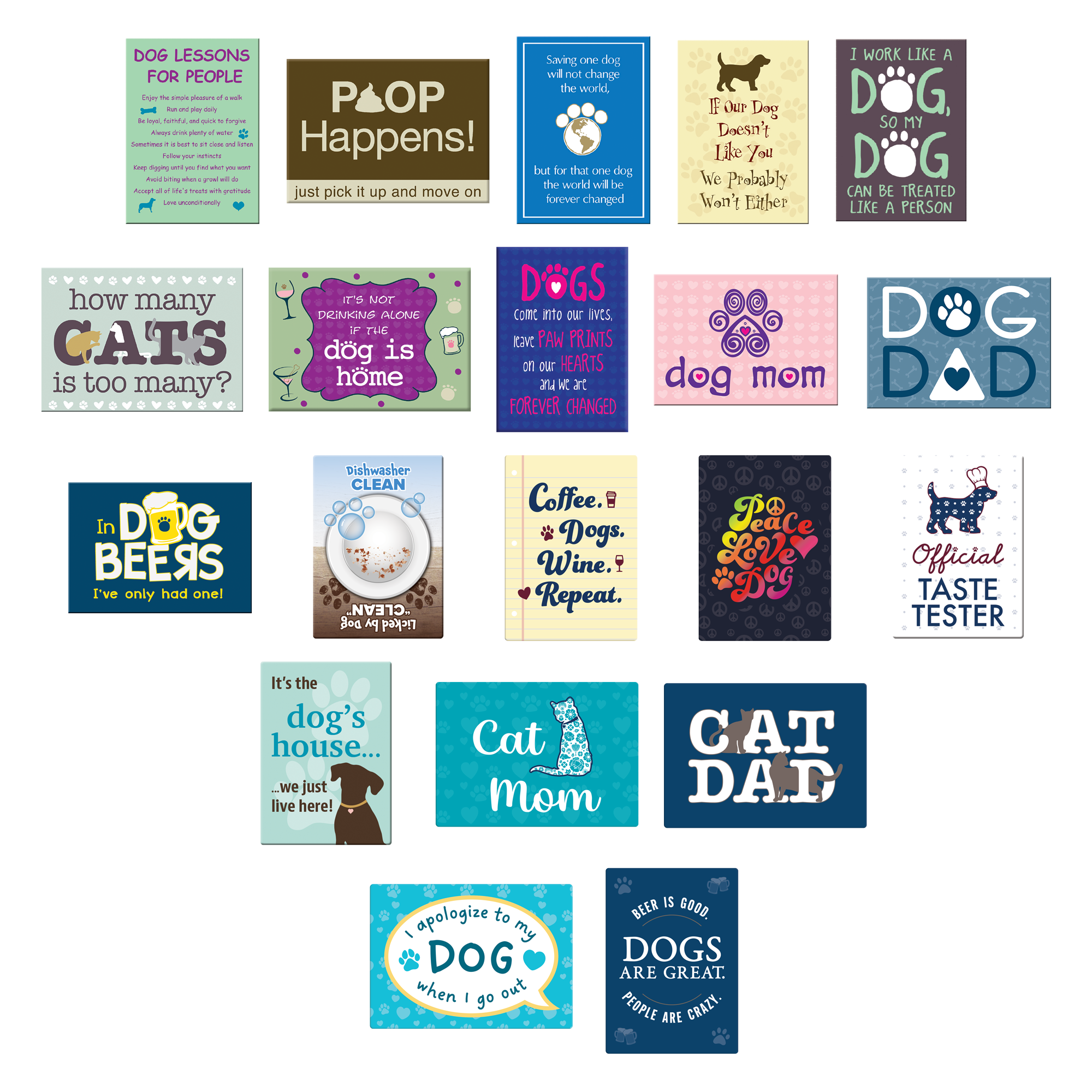 Rectangle Magnet Assortment