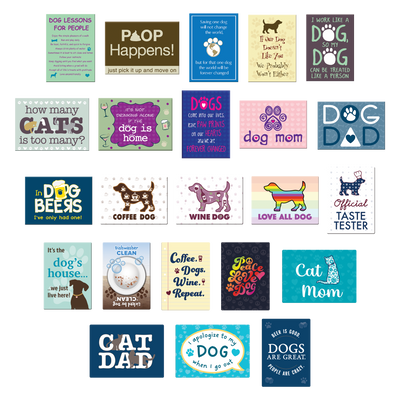 Rectangle Magnet Assortment  (Magnets ONLY)