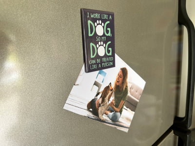 Rectangle Magnet - I Work Like a Dog