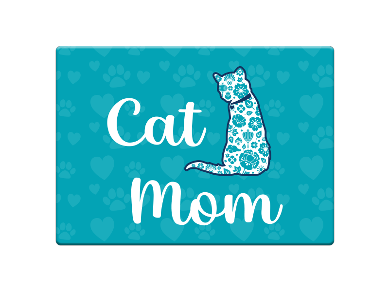 Rectangle Magnet - Cat Mom