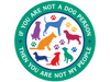 If you are not a dog person then you are not my people 3" Sticker (Decal)