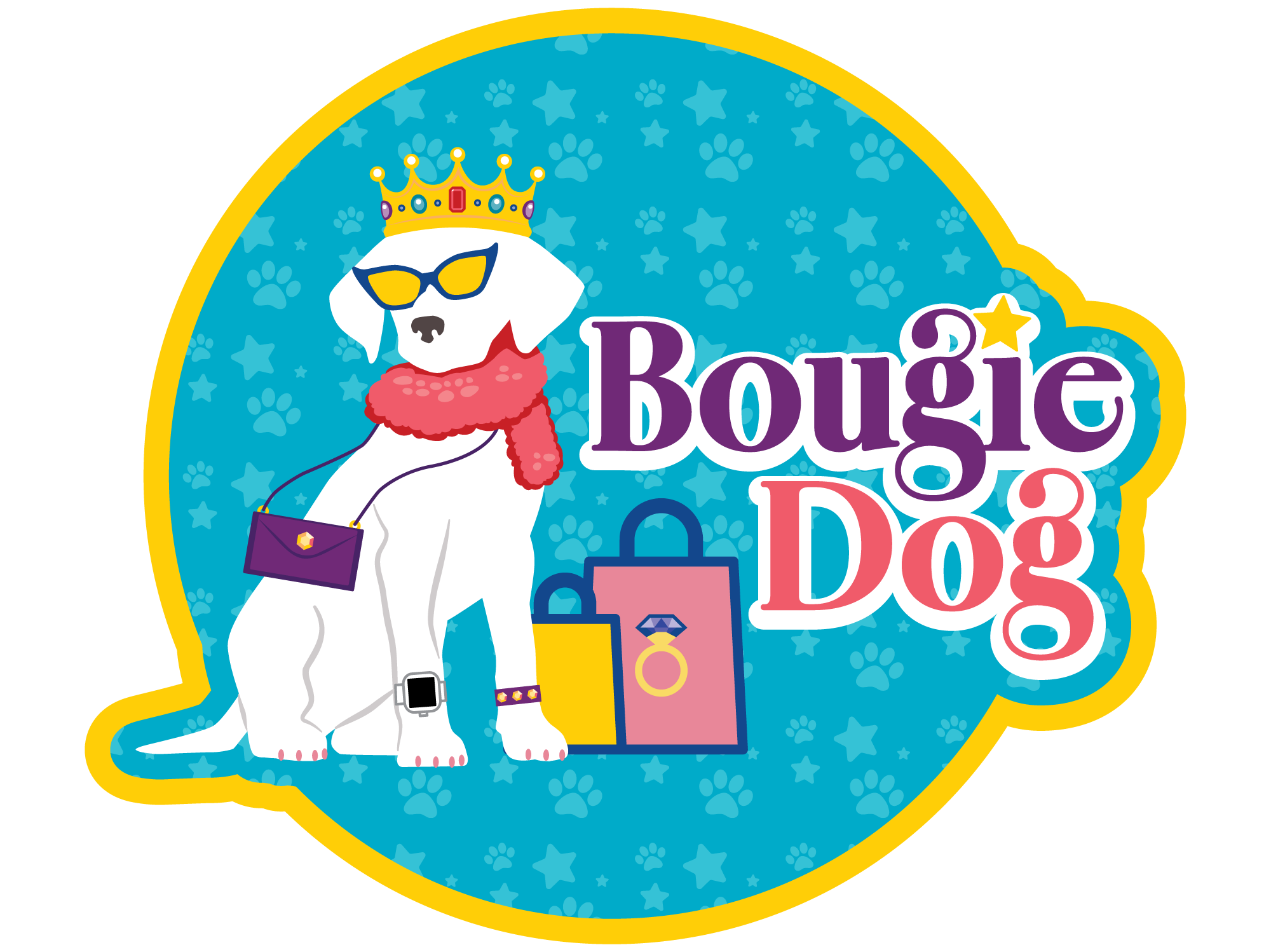 Bougie Dog 3" Sticker (Decal)