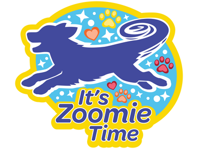 It’s Zoomie Time 3" Sticker (Decal)