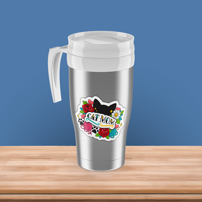 Cat Mom II 3" Sticker (Decal)