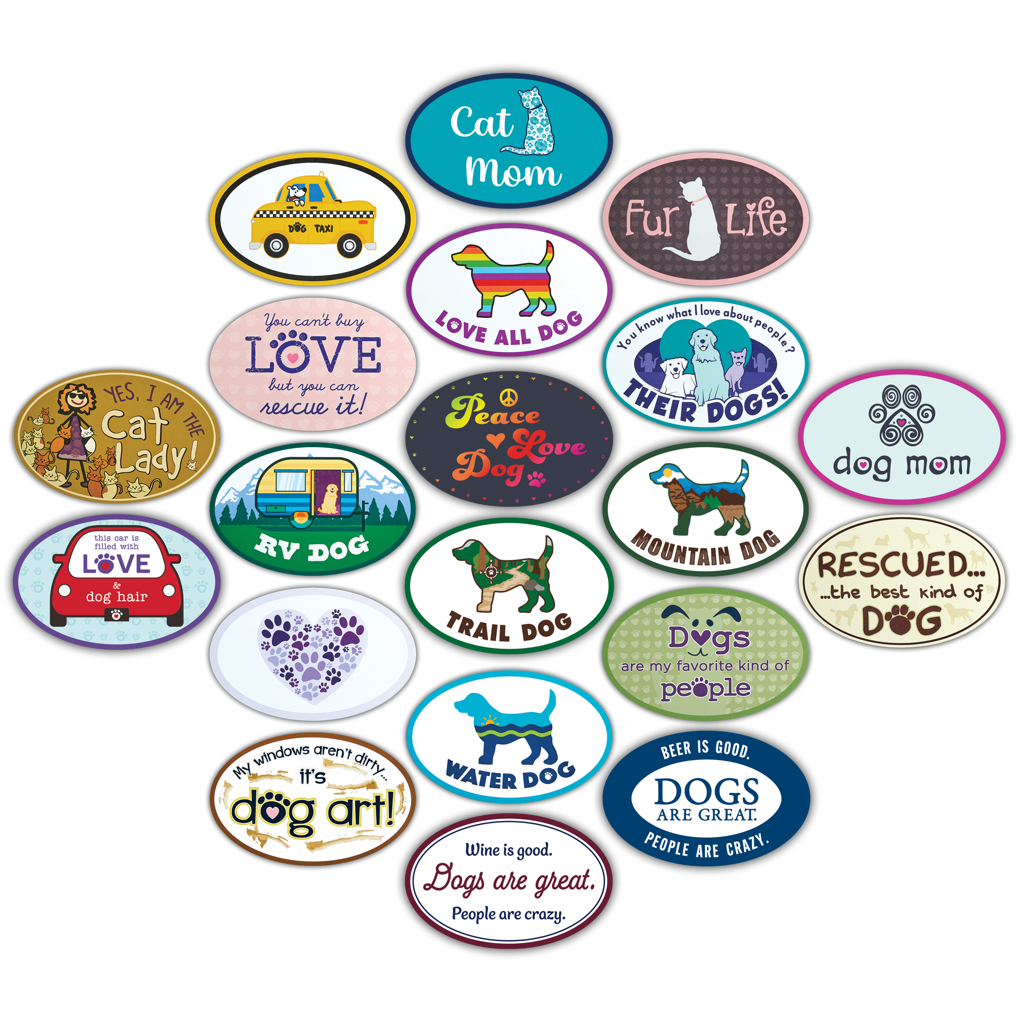 Oval Shaped Magnet Assortment