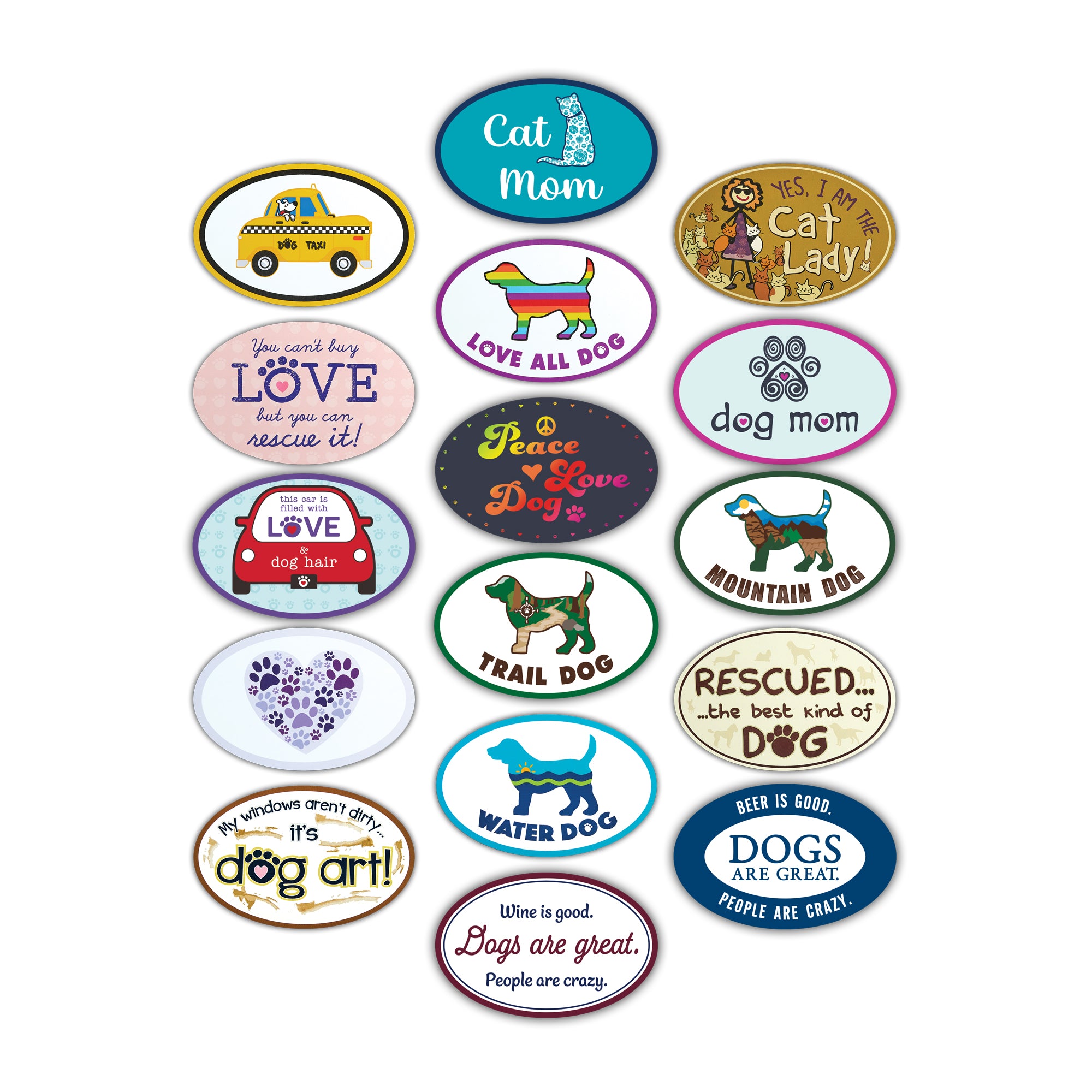 Oval Shaped Magnet Assortment