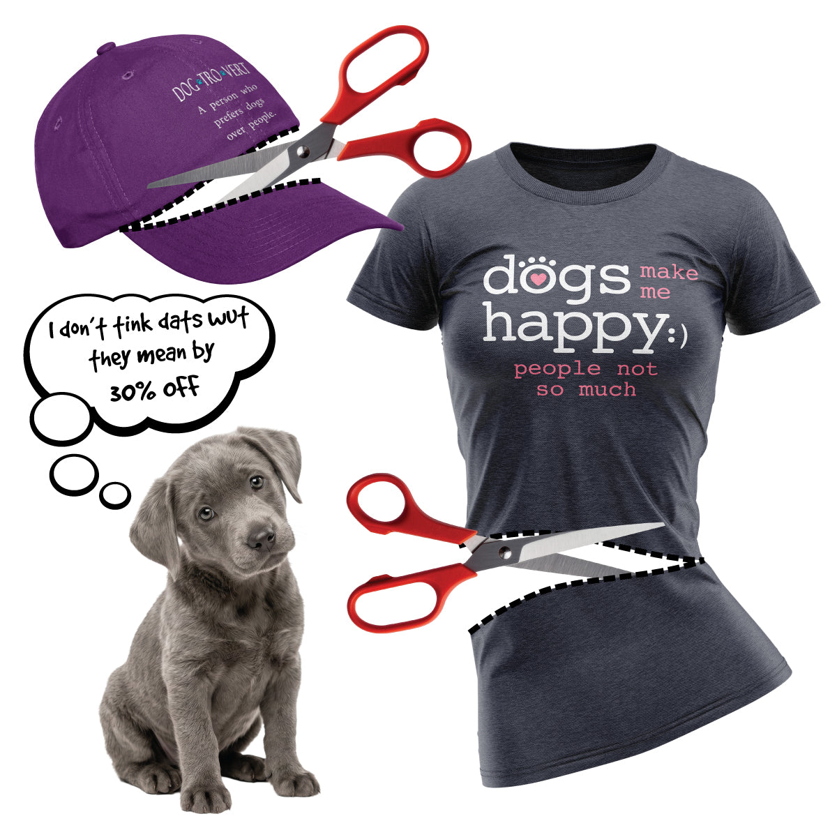 30% OFF Ball Caps and T-Shirts