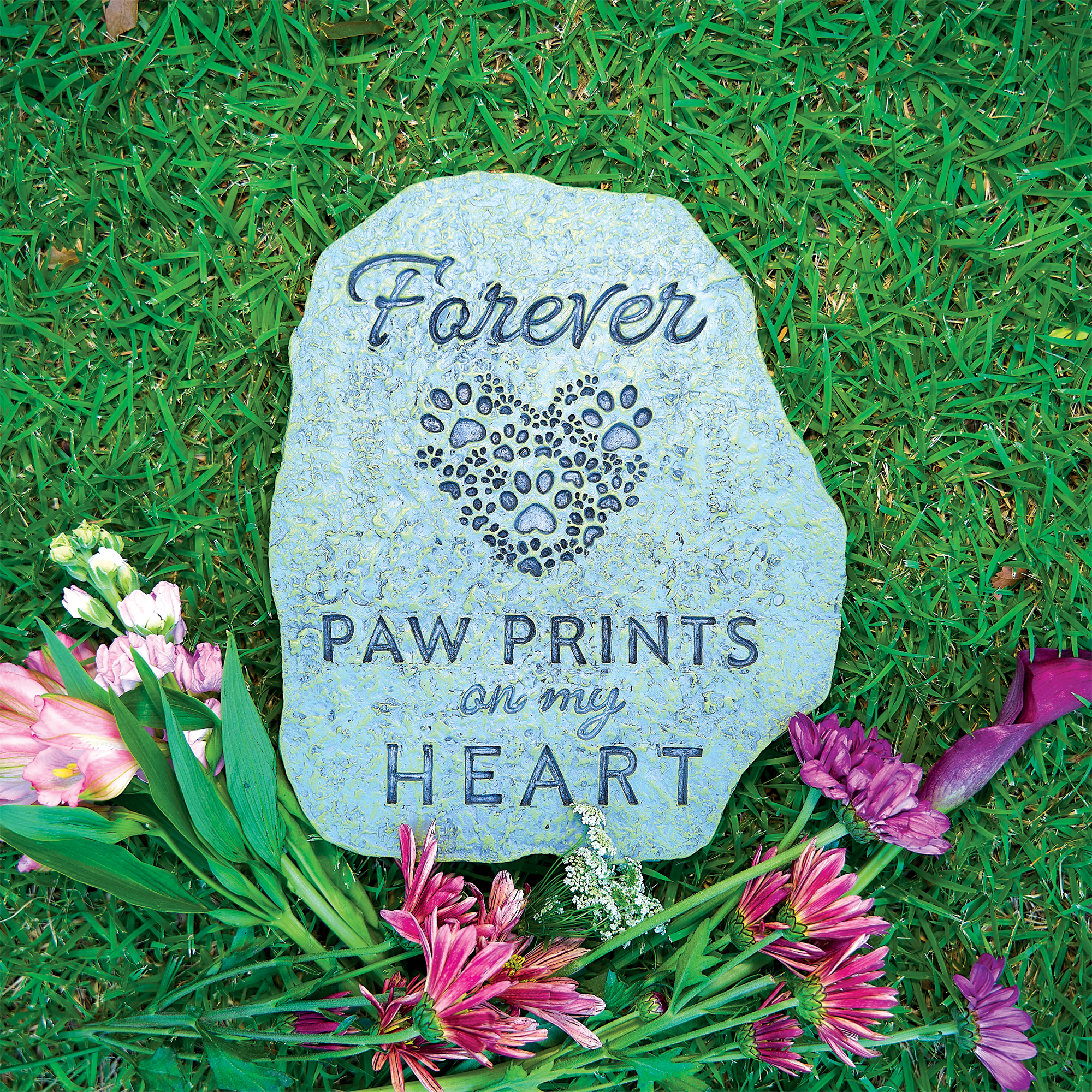 Memory Stone - Forever Paw Prints on My Heart