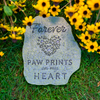 Memory Stone - Forever Paw Prints on My Heart