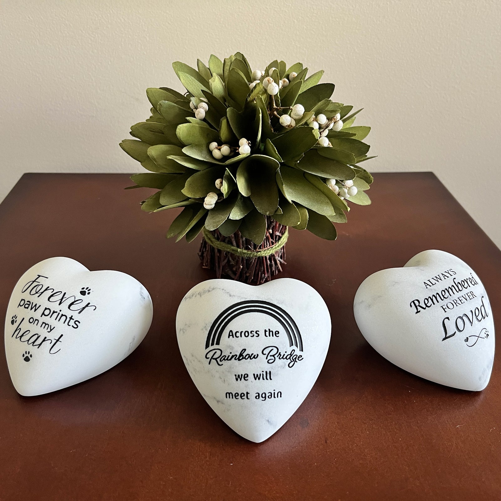 Memorial Heart Stones