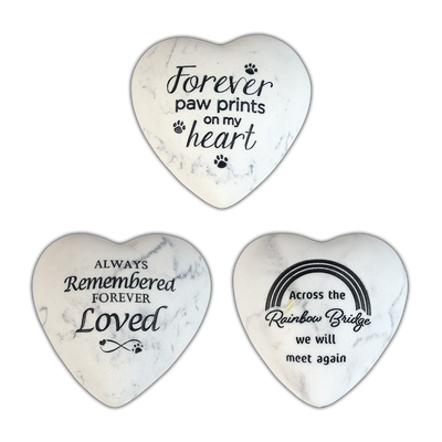 Memorial Heart Stones Assortment