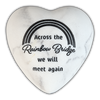Memorial Heart Stone - Across the Rainbow Bridge…