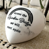 Memorial Heart Stone - Across the Rainbow Bridge…