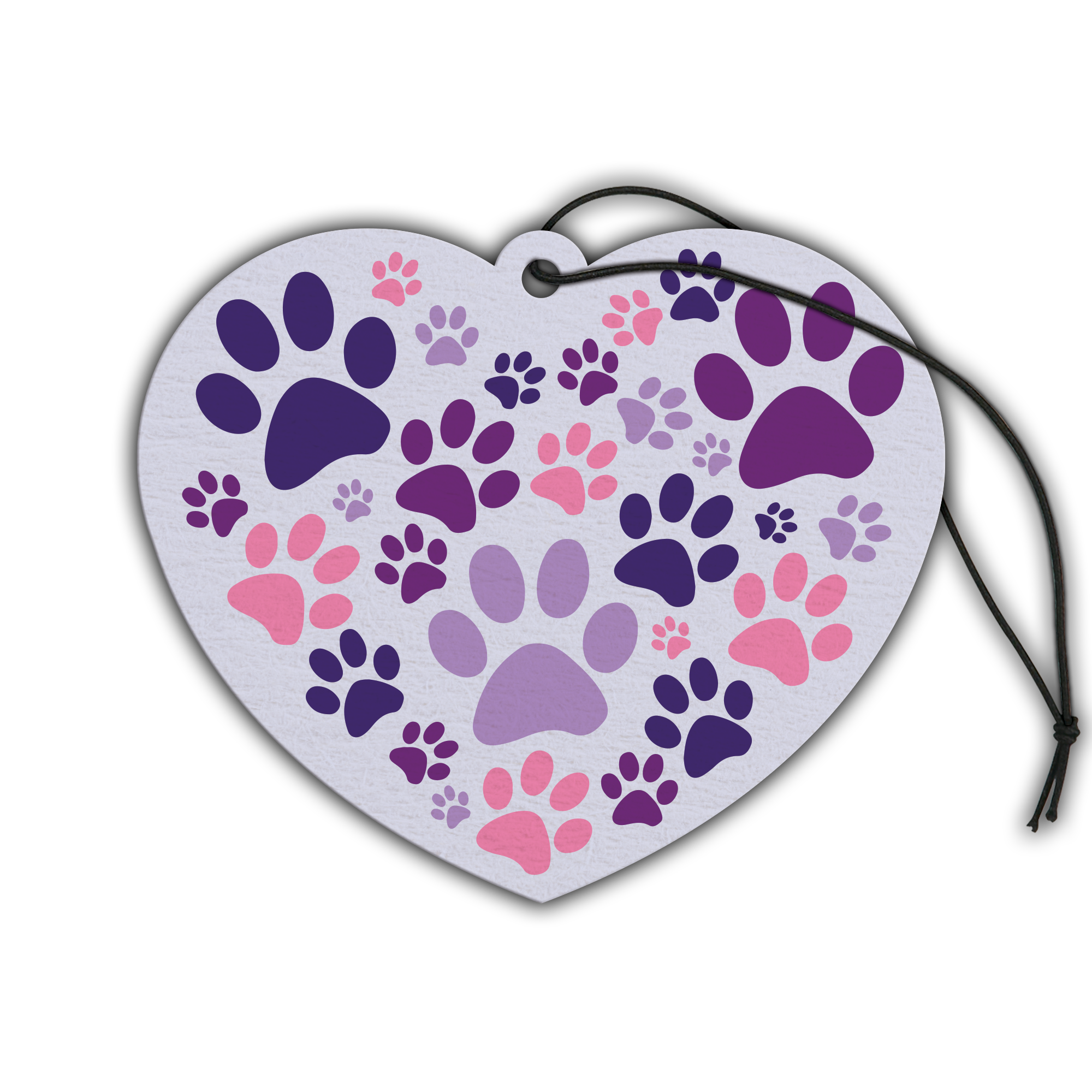Air Freshener - Heart with Paws