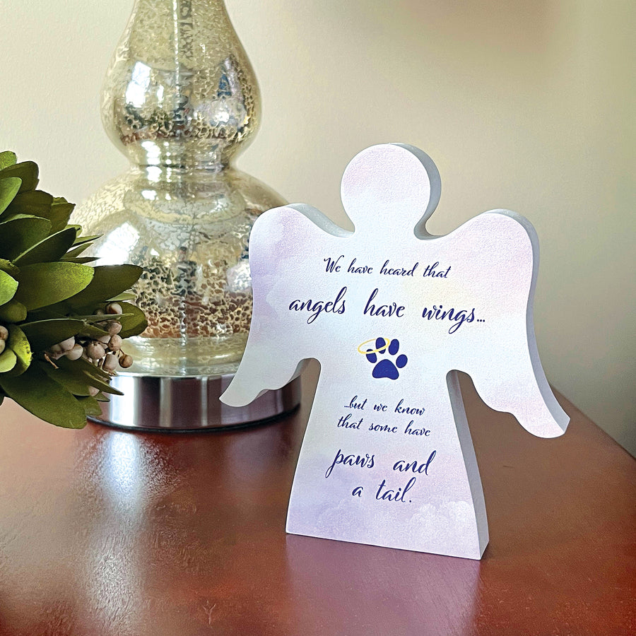 Memorial Keepsake - Small Angel - We have heard that angels...