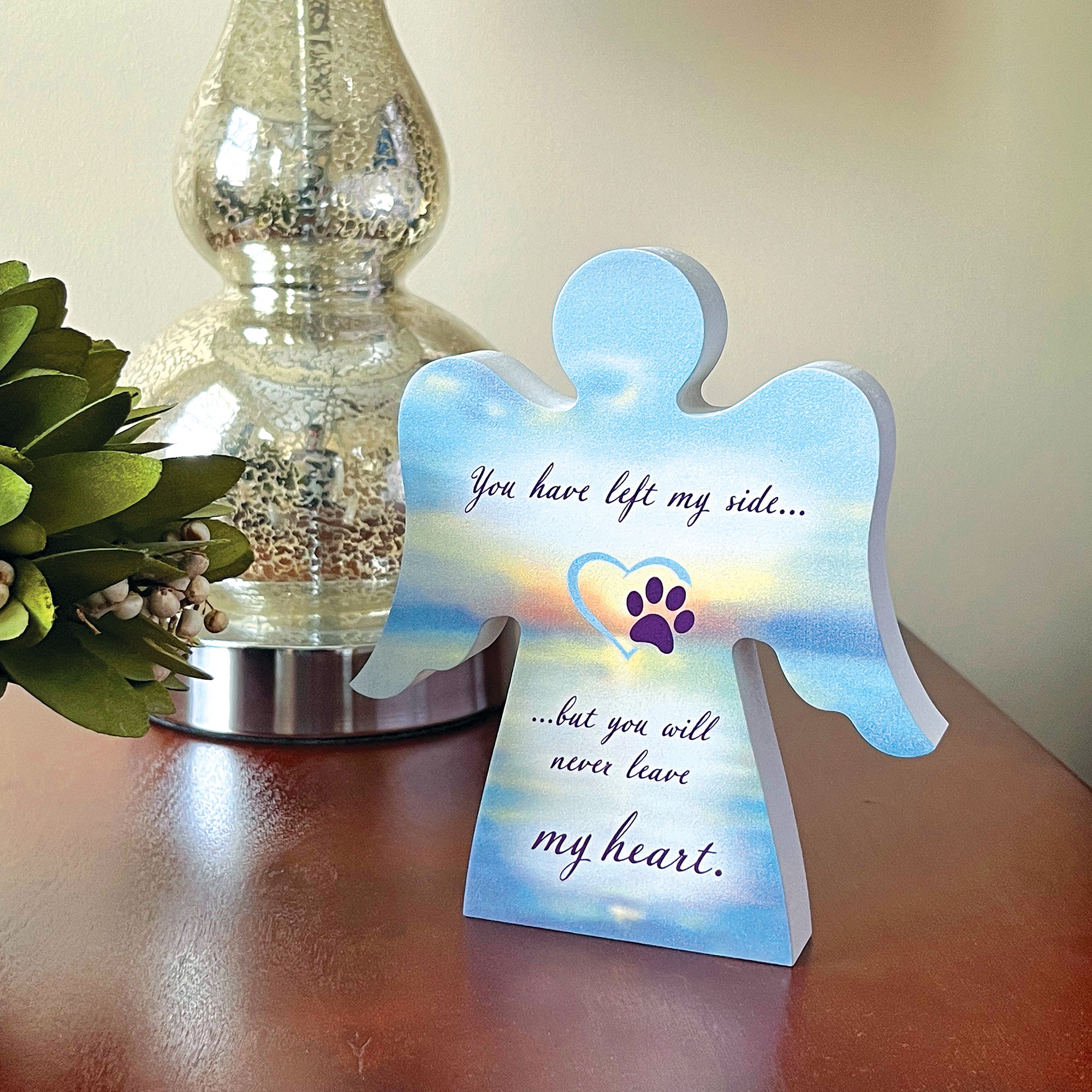 Memorial Keepsake - Small Angel - You have left my side...