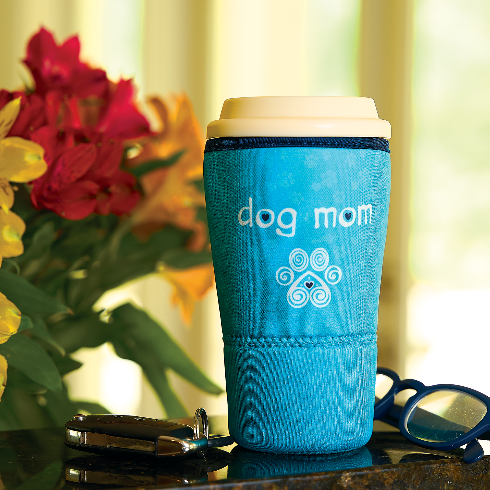 Large Drinkware Holder - Dog Mom