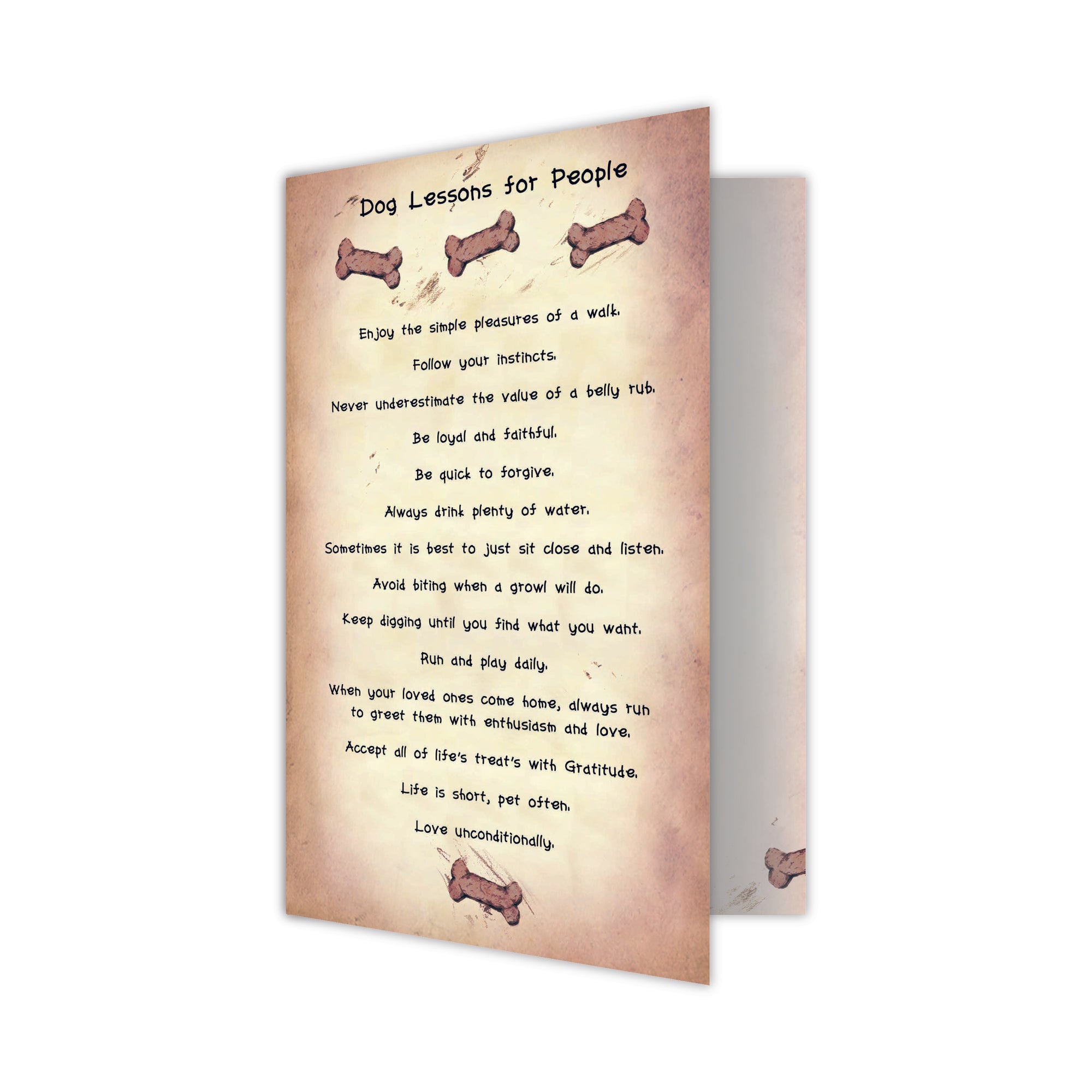 Blank Card - Dog Lessons