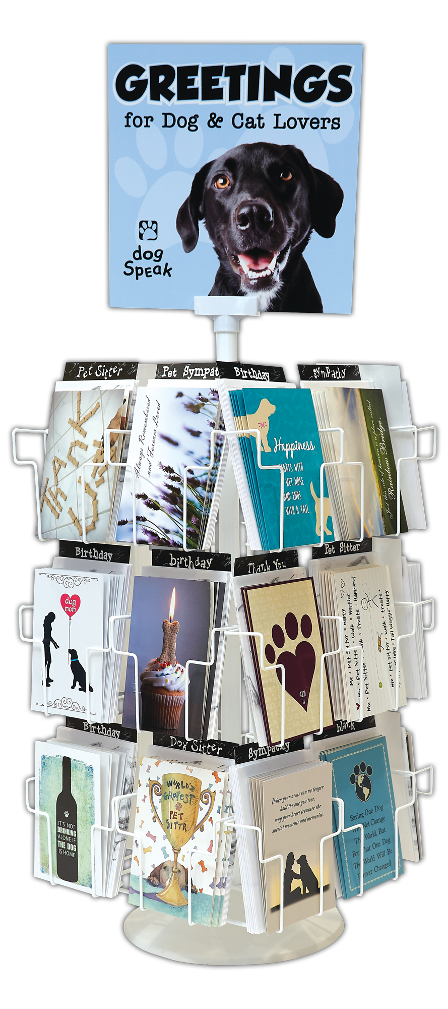 24 Card Spinner Assortment w/ Counter Display!