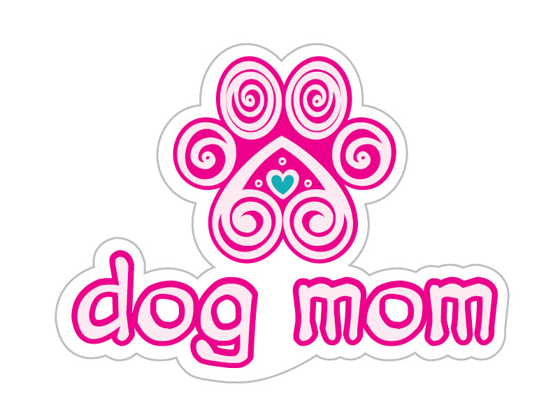 Dog Mom 3" Decal