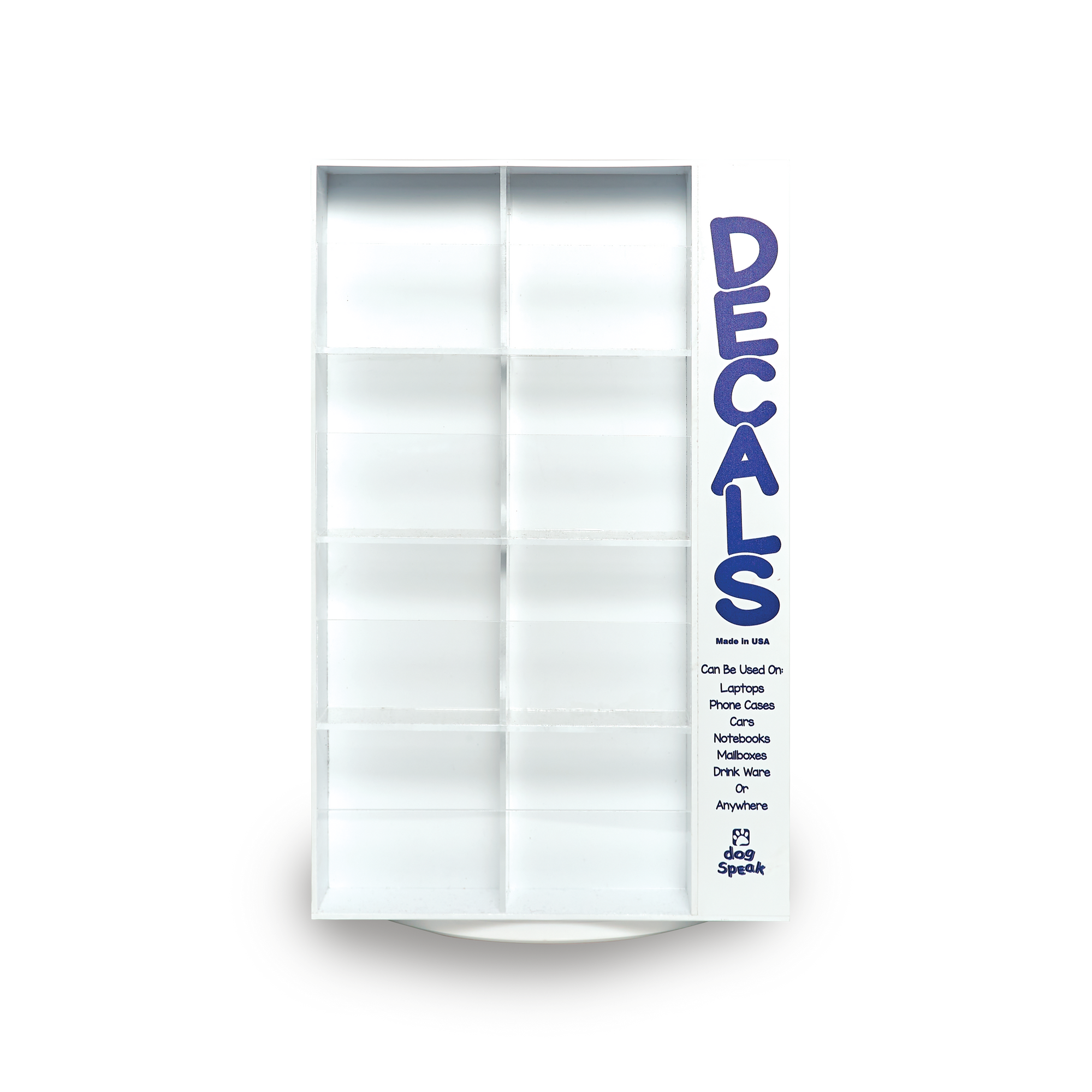 Decal Display ONLY - No Decals Included - Holds 32 Designs