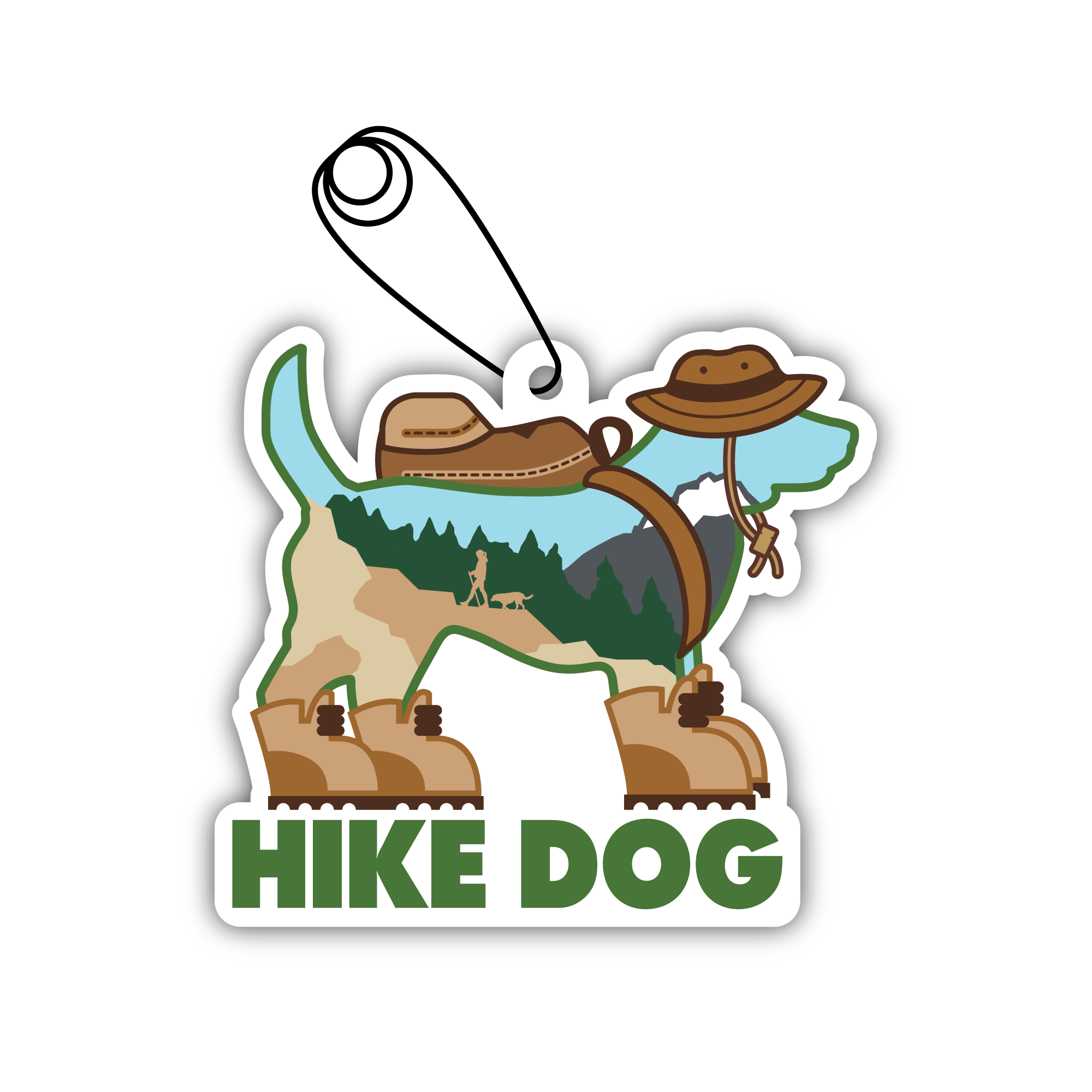 Air Freshener - Hike Dog