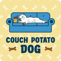 Thumbnail for Cork Coaster - Couch Potato Dog