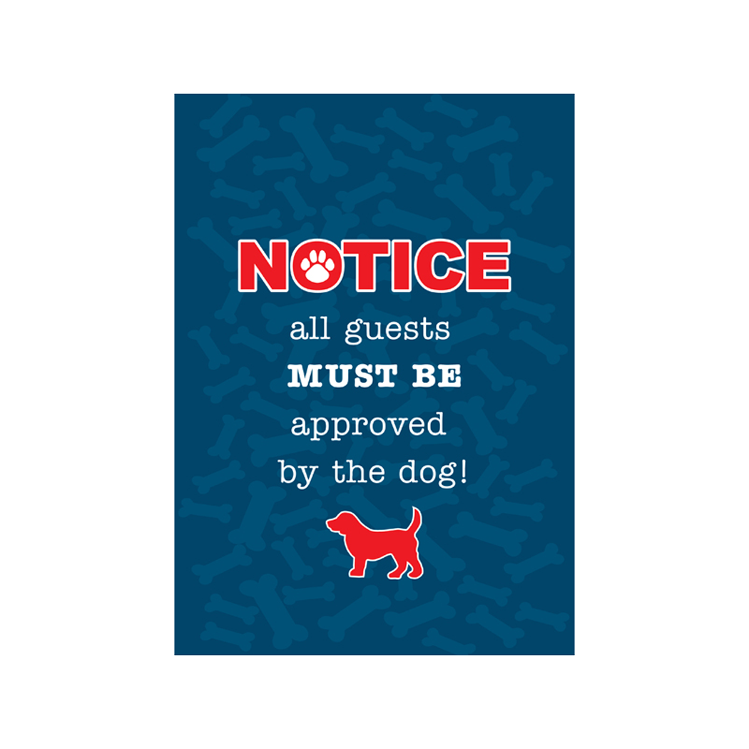  Indigos UG Attention - Beware/Fun Sign Dog Fila