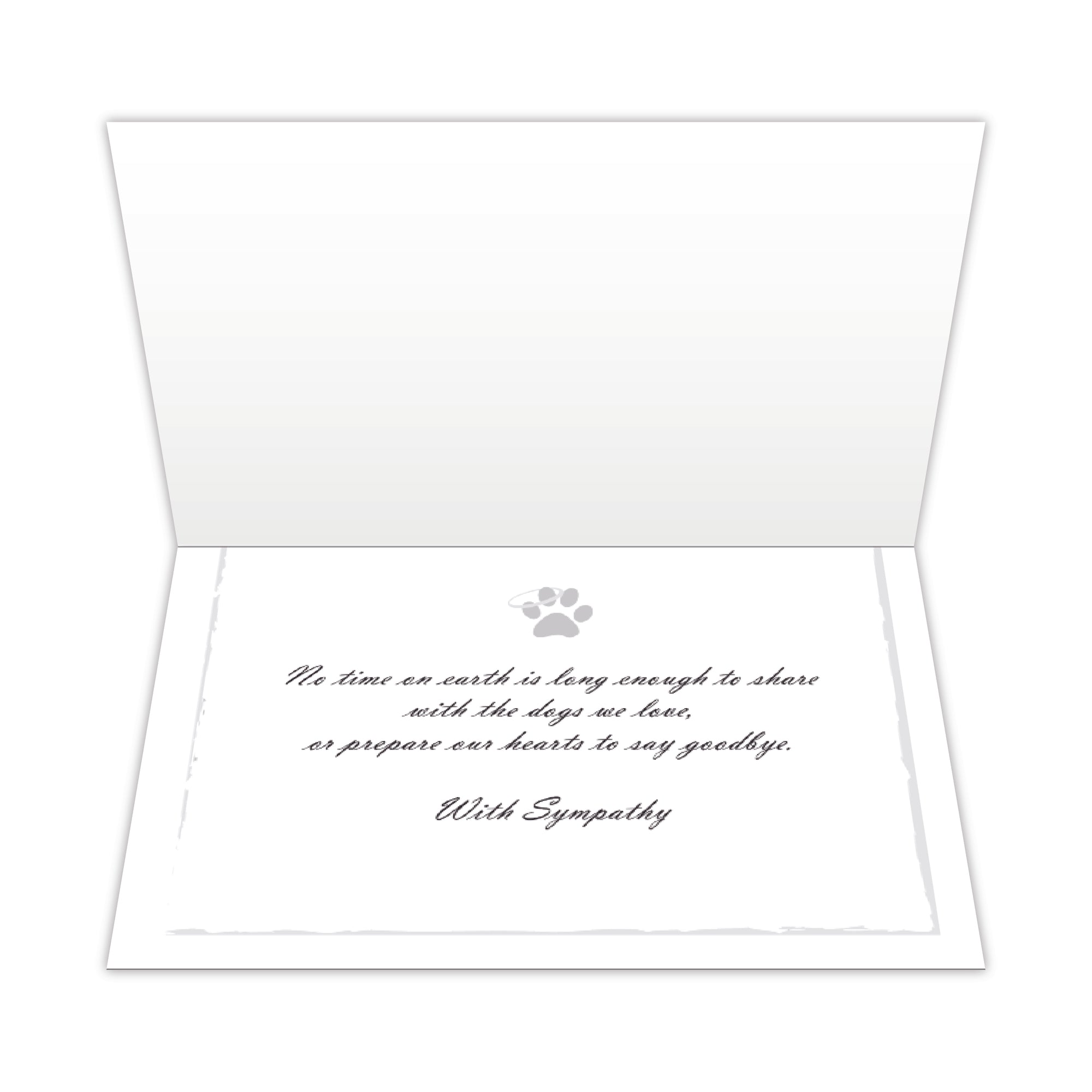 Sympathy Dog Card - Always Remembered and Forever Loved