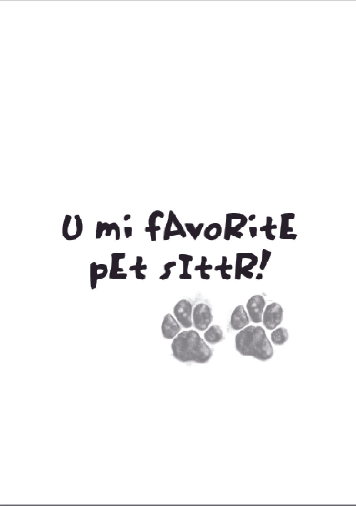 Pet Sitter - Mi Favorite
