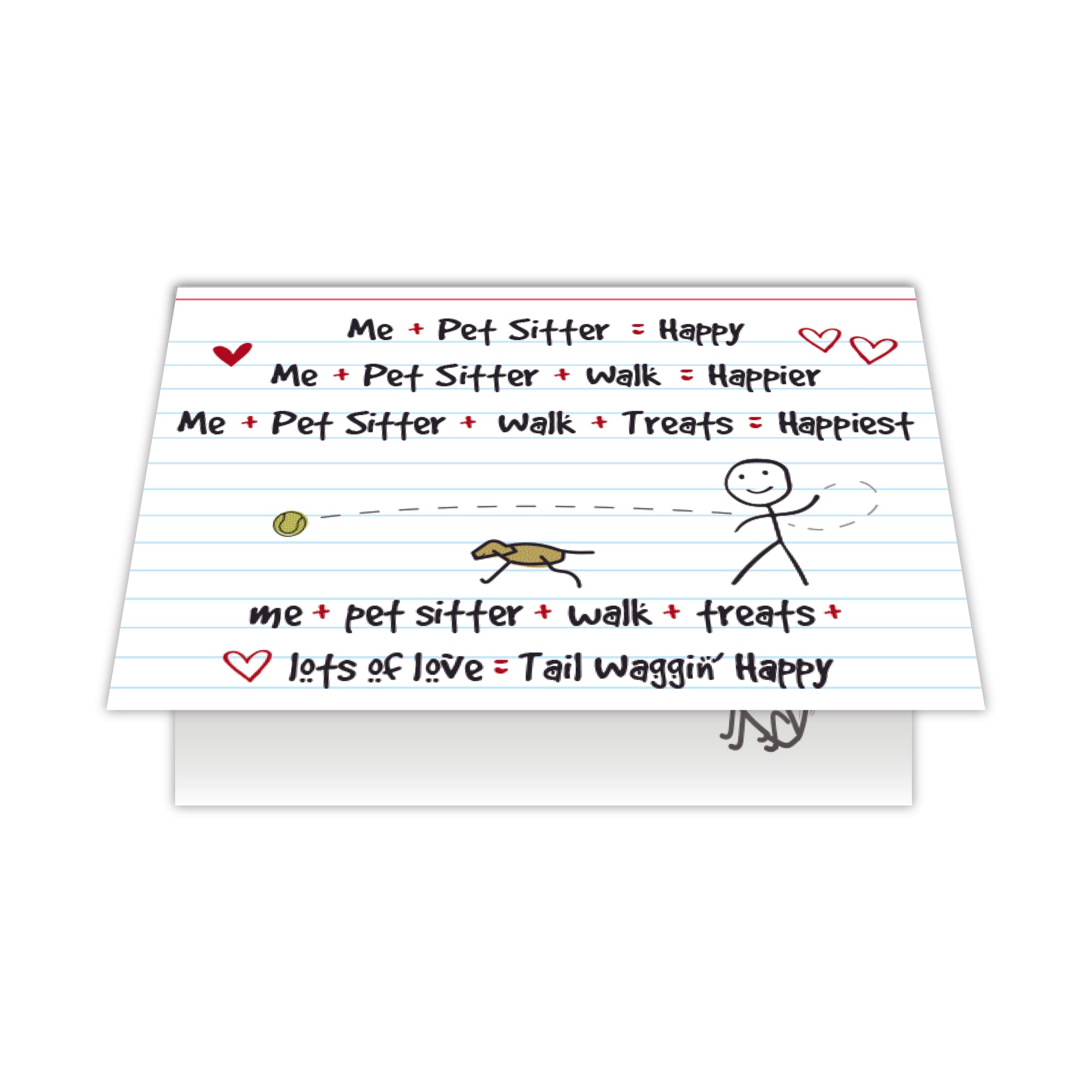 Pet Sitter - Me + Pet Sitter = Happy