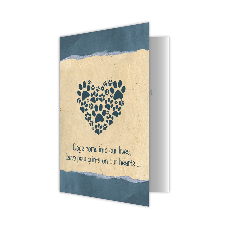 Sympathy Card - Dogs Come into Our Lives