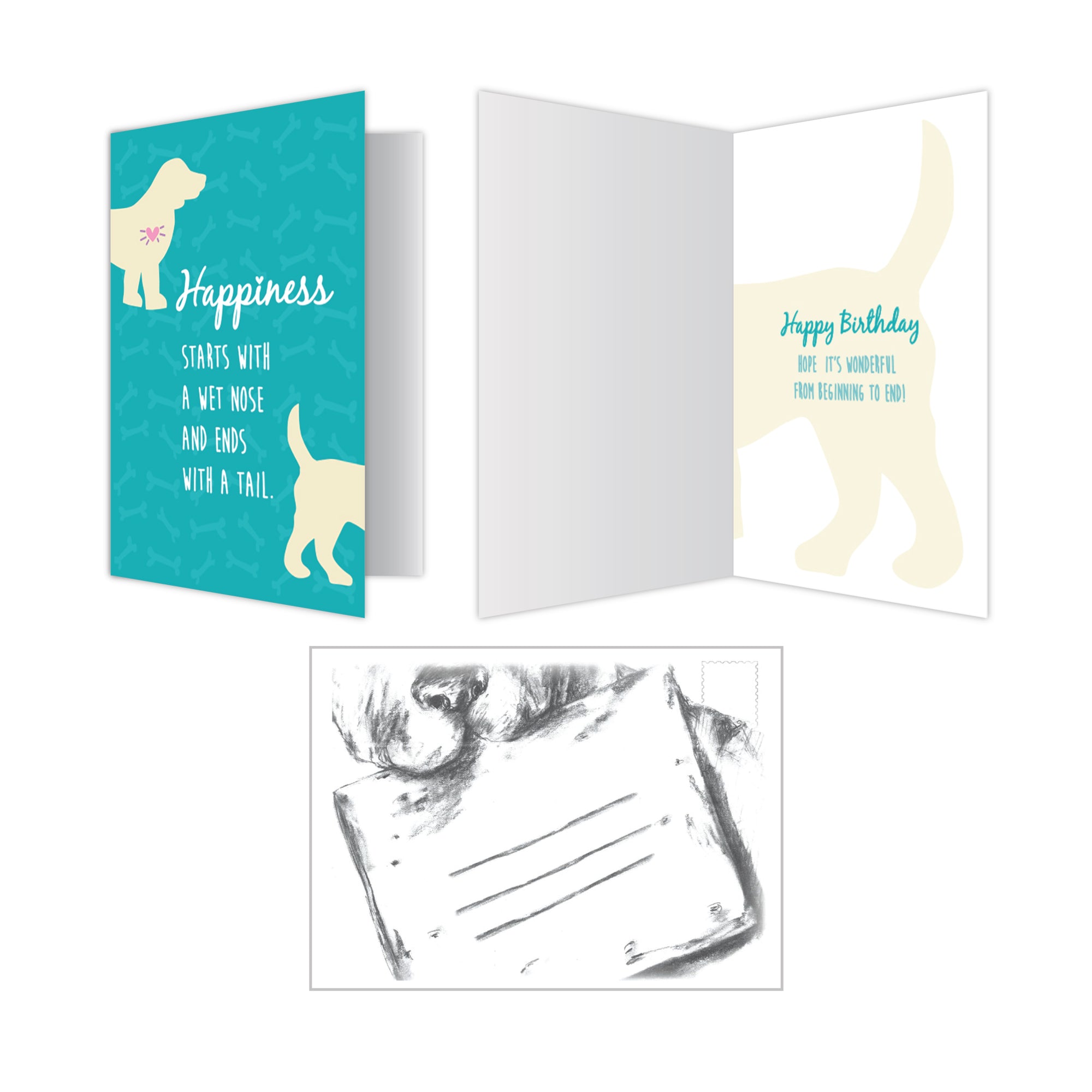 Birthday - Happiness Starts With A Wet Nose...