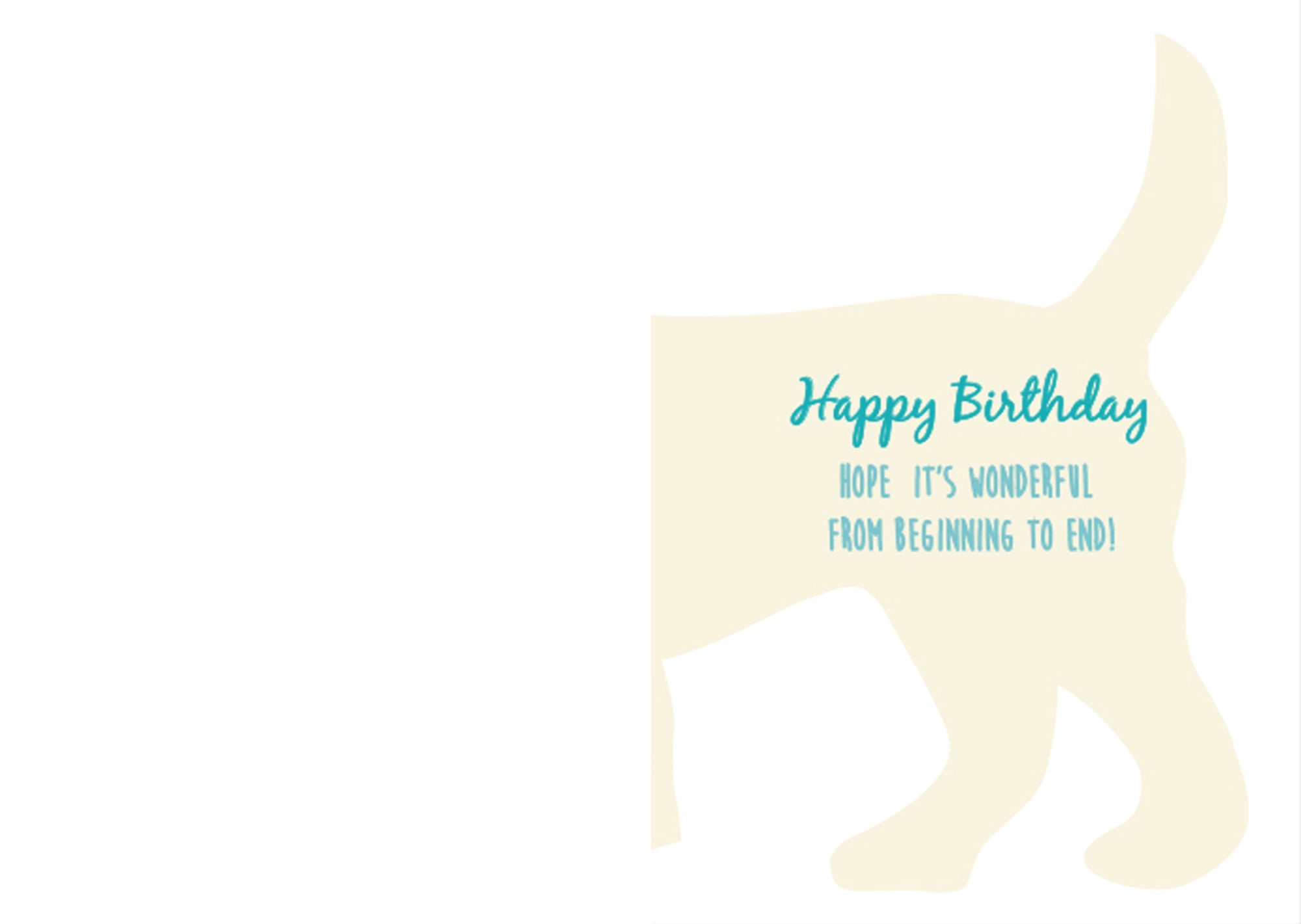 Birthday - Happiness Starts With A Wet Nose...