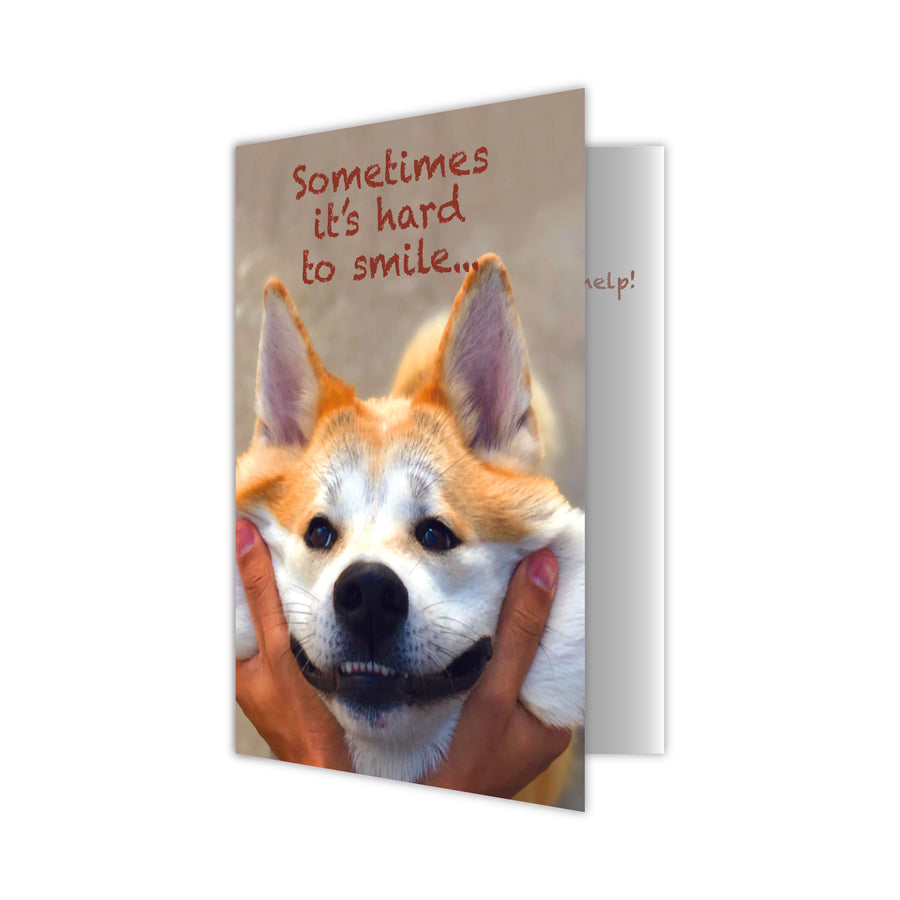 Cope Card - Sometimes it's hard to smile…