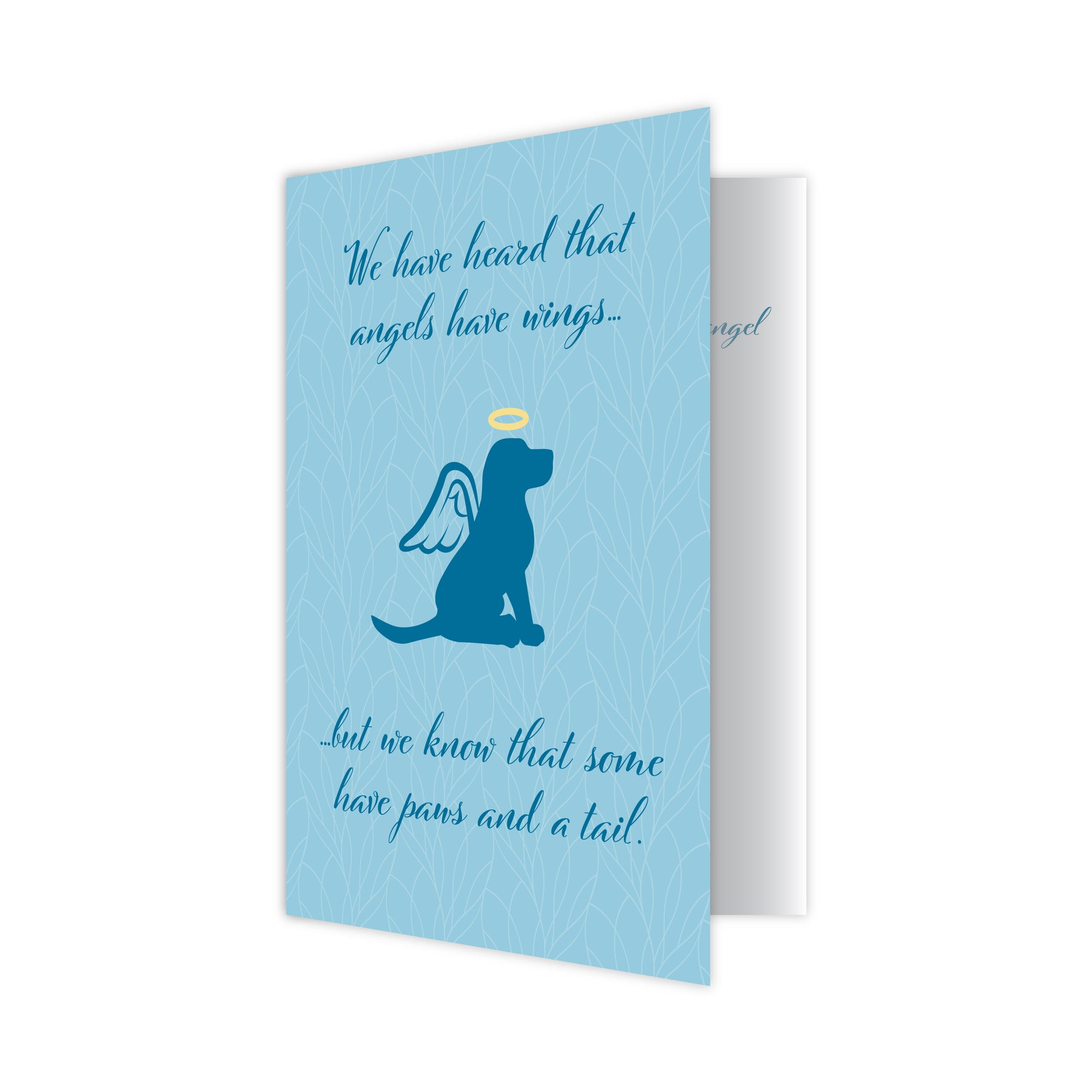 8195 Dog Sympathy Card Front 3D