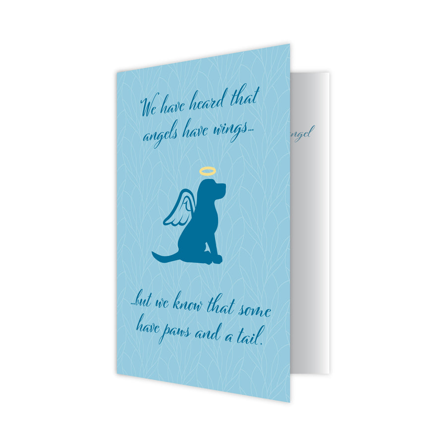 8195 Dog Sympathy Card Front 3D