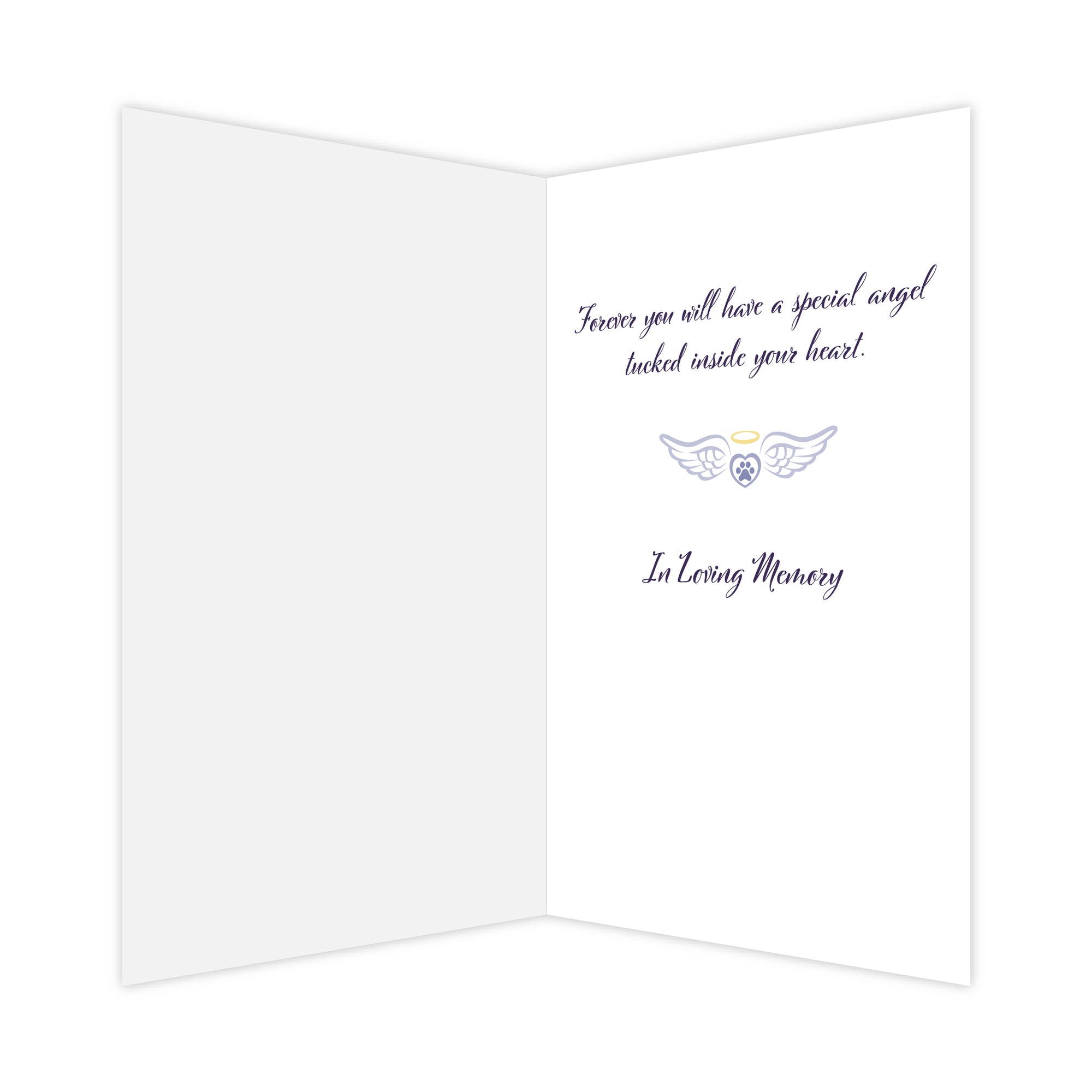 8196 Cat Sympathy Card Inside 3D