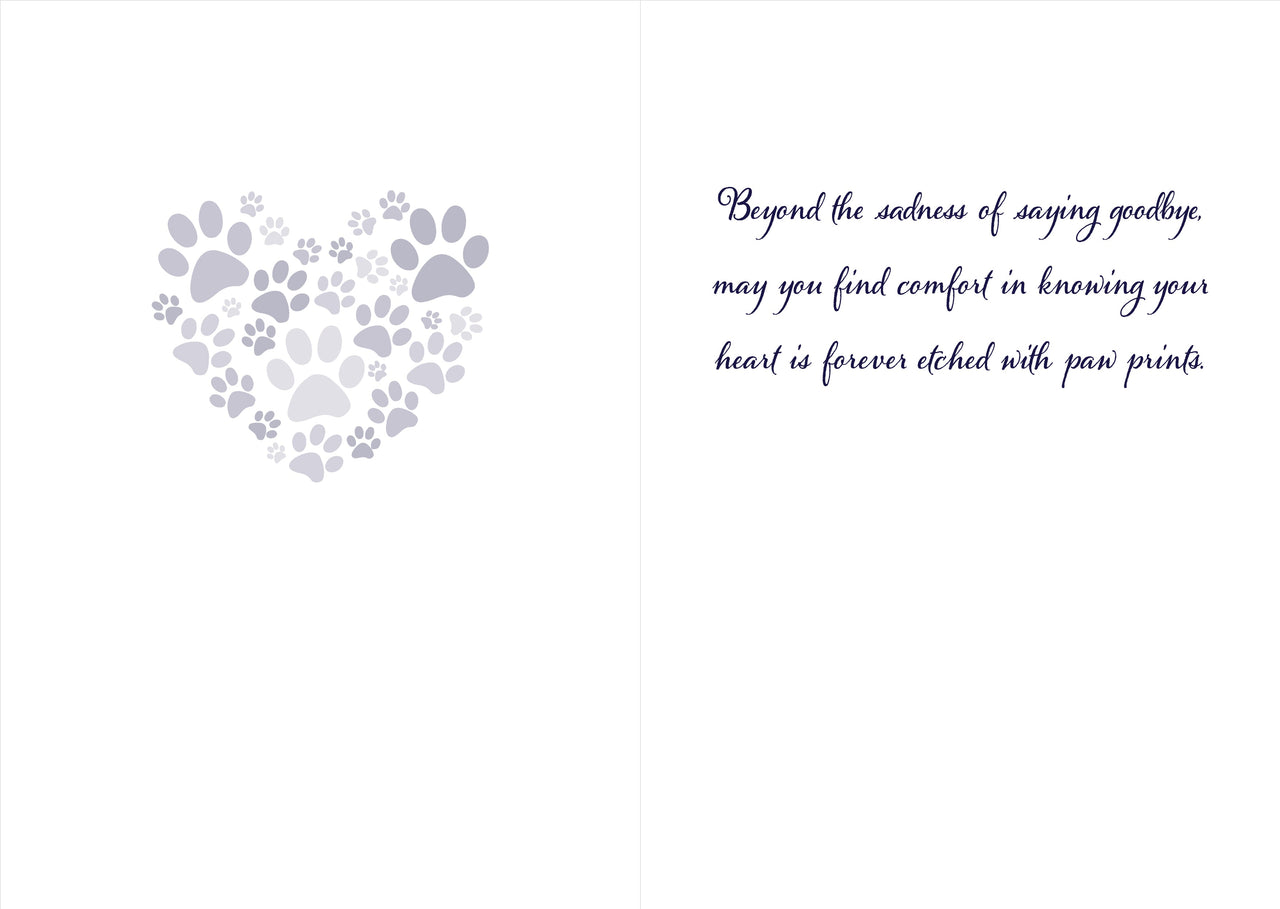 8199 Dog Sympathy Card Inside Full