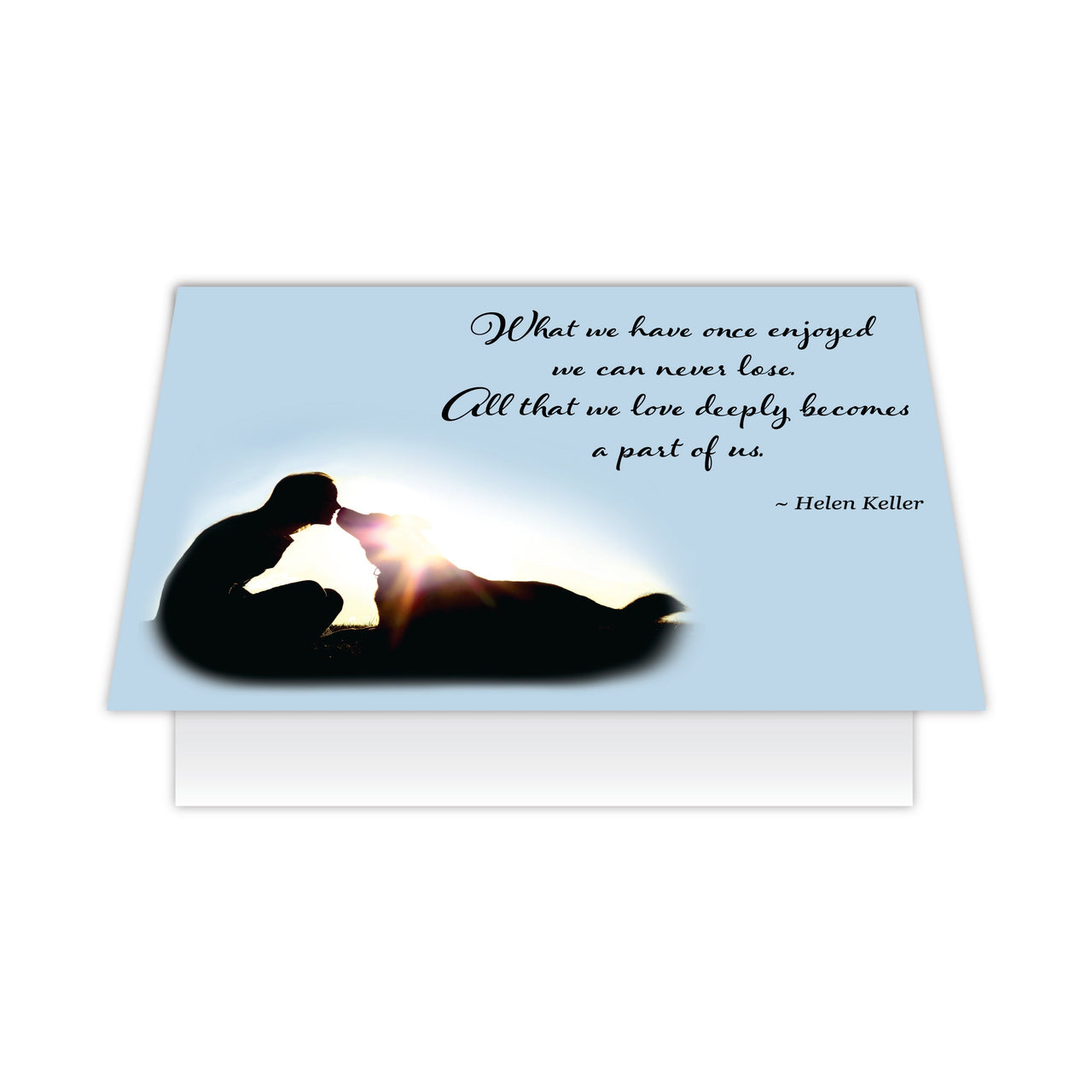 8212 Dog Sympathy Card Front 3D