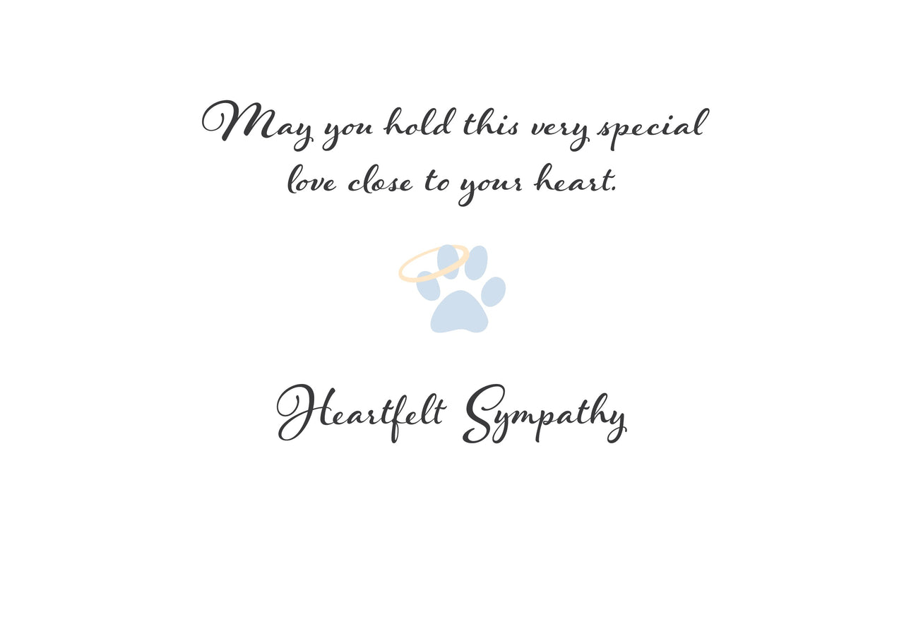 8212 Dog Sympathy Card Inside Bottom