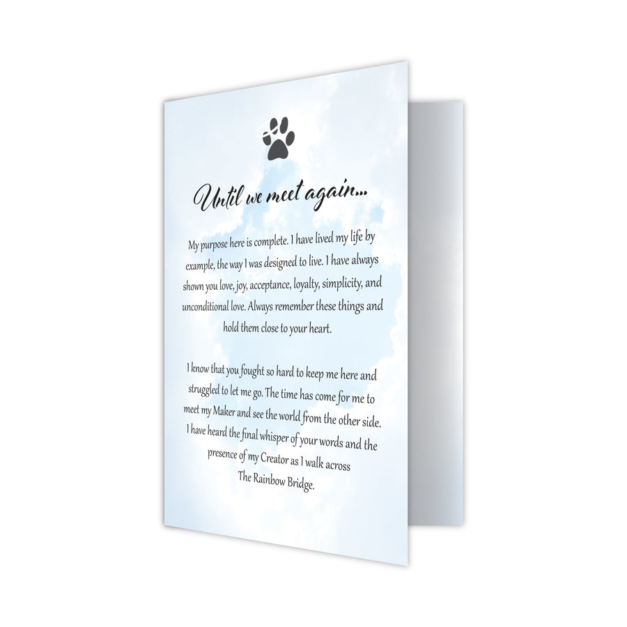 8213 Dog Sympathy Card Front 3D
