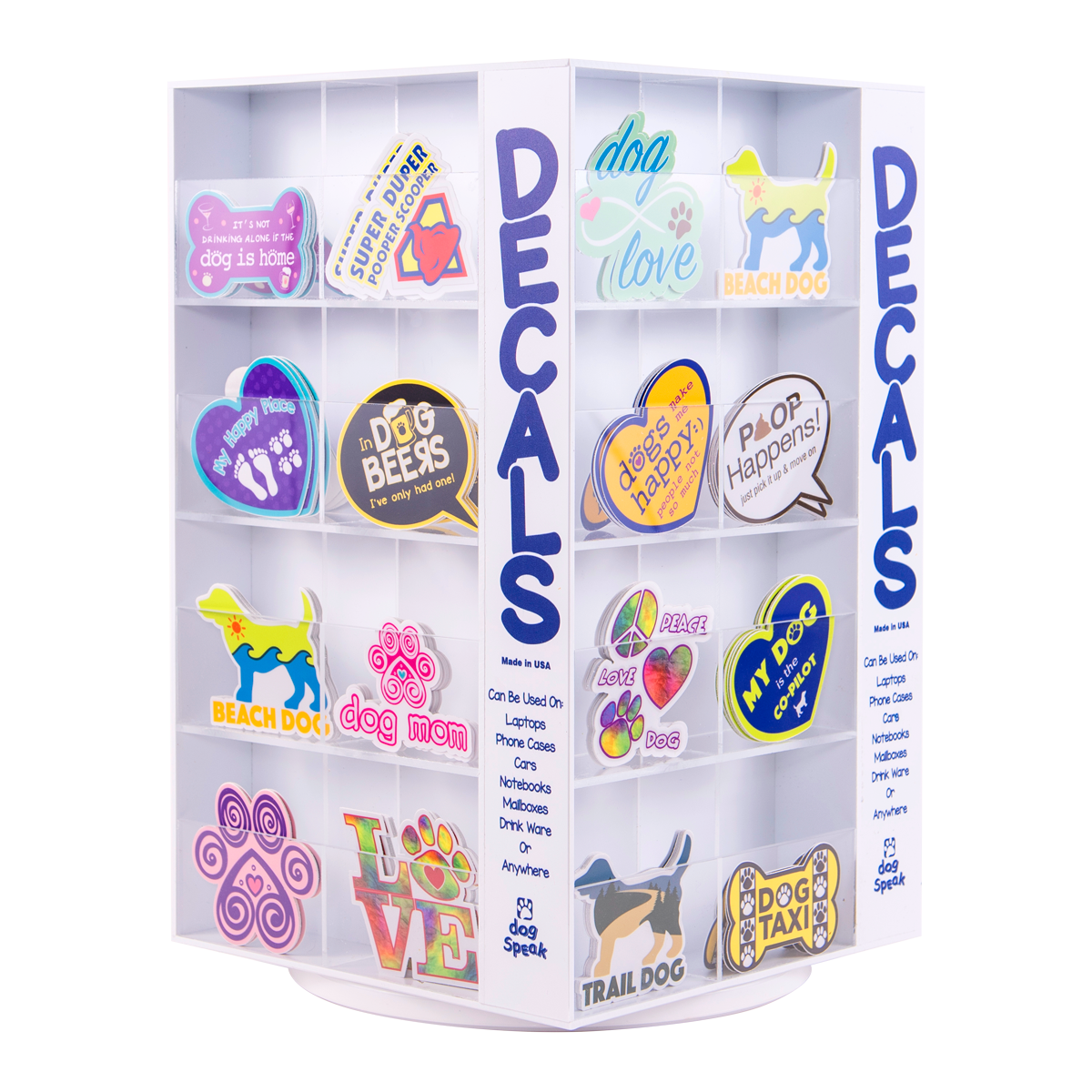 Decal Assortment and Counter Display (Holds 32 Designs)
